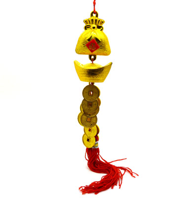 节日气氛/中国结 手工材料 挂绳/挂件结 乾坤袋元宝结