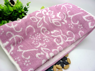 纯棉毛巾 全棉面巾 柔软吸水 洗脸纯棉毛巾----大花毛巾