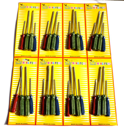 家用螺丝刀 改锥 螺丝刀 螺丝批 起子----4个螺丝刀