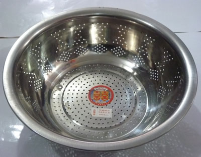 不锈钢淘米盆 淘米篮 水果篮 洗菜篮 洗米盆----不锈钢淘米盆