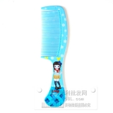 可爱蓝色卡通梳子 防静电梳子 包包梳