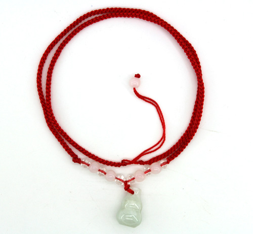 玉项链 手链项链饰品 手工编织 转运辟邪 祈福红绳子