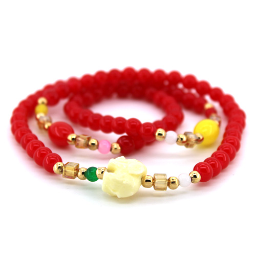 复古手链--深红 时尚明星款 民族