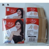 专柜浪莎水晶丝超透明短袜 5双装 长条V207（双）