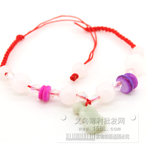 红绳手绳 转运发财红绳 幸运红绳 手工编织