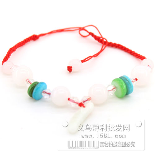 红绳手绳 转运发财红绳 幸运红绳 手工编织