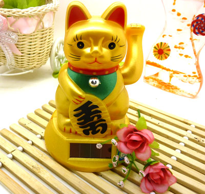 招礼进财 招财猫 存钱罐 开运开业摆件/5号太阳神招财猫