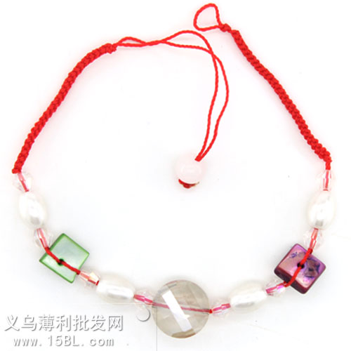 红绳手链 透明 吉祥辟邪手工编织 开运红绳 转运手链 本命年