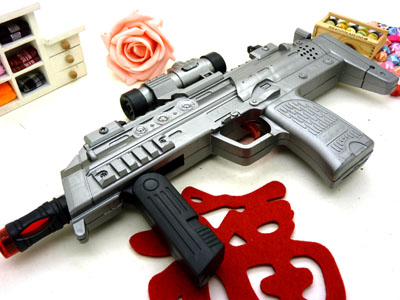 电动玩具枪 儿童玩具枪 玩具震动迷彩声光音乐冲锋枪/8700电动音乐枪