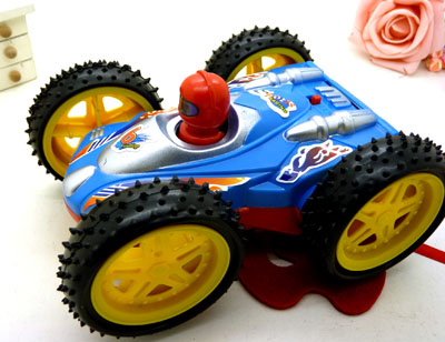 儿童益智玩具 电动双面车 电动双面翻转车 特技车/T611电动双面车