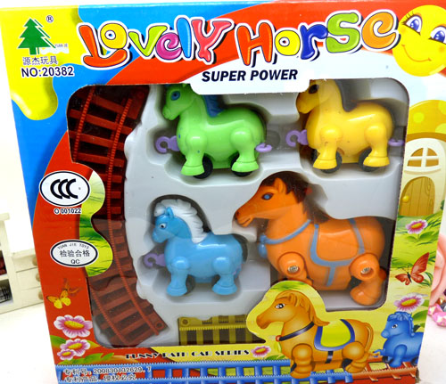 电动轨道小马车 电动轨道玩具 儿童玩具/小马轨道车