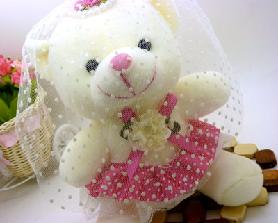 可爱穿衣服小熊 毛绒玩具 生日礼物 婚庆礼品 卡通小熊