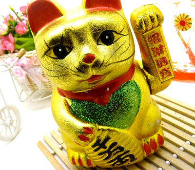 招财猫 存钱罐  招礼进财 开运开业摆件/7寸招财猫