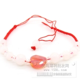红绳手链 水粉 手编本命...