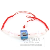 红绳手链 天蓝 转运珠 ...