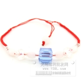 红绳手链 水蓝 转运珠 ...