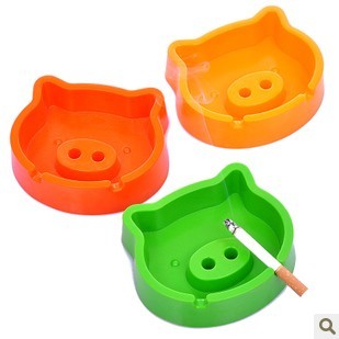 猪头造型烟灰缸 创意时尚烟灰缸 超憨厚可爱 猪头烟缸