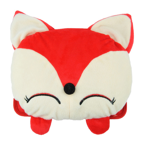 阿狸已注水电暖袋 绒面双插手电热水袋