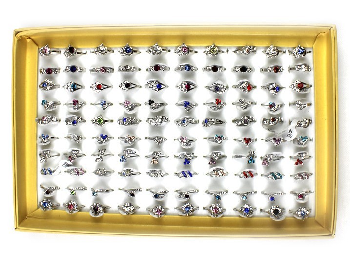 高端 保色仿白金戒/求婚戒指/高档水钻/保色白金钻戒指