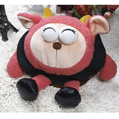 超萌搞怪双插手电热水袋/电暖袋--鼓眼羊A（LD-E01）