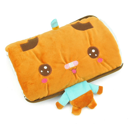 超萌搞怪双插手电热水袋/电暖袋--豆腐块(LD-J01)