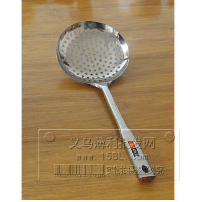 加厚不锈钢汤勺长柄 火锅勺  不锈钢漏勺
