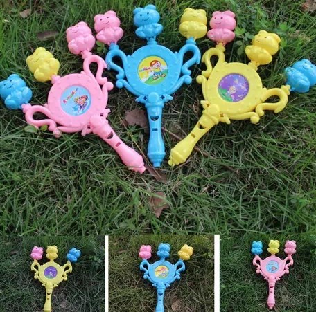 摇铃 三只小兔手把铃 三只兔摇铃