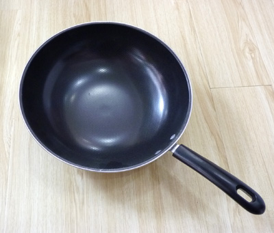 正版无涂层珍珠永不锈铁锅防锈锅 -30cm珍珠炒锅