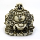 弥勒佛摆件  佛像元宝 聚财招财家居风水装饰摆设 -铜元宝佛