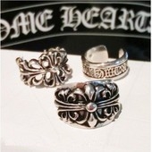 时尚Bigbang权志龙GD同款Chrome Hearts克罗心十字架戒指指环