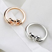 241金箍 紧箍咒爱你一万年 温馨爱你五百年情侣戒指 尾戒 指环