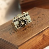 韩版精美时尚复古戒指个性时尚照相机戒指女指环