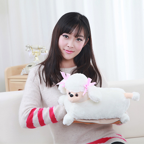 享优优超萌卡通小狗双插手热水袋/电暖袋 已注水