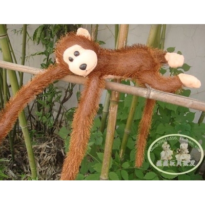 眼睛亮 会叫 抱抱猴 挂猴 长臂猴  金丝猴 毛绒玩具 布娃娃 公仔 送人礼物