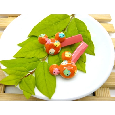 韩版儿童发饰 亮丽宝宝小熊卡通压夹发夹 对夹头饰品 卡通对夹