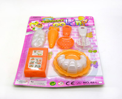 益智儿童过家家玩具套装 仿真趣味餐具 水果 新款厨房玩具881餐具