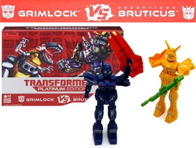 百货玩具货源批发 纸卡装优质2个铠甲勇士套装变形金刚机器人玩具 168-6