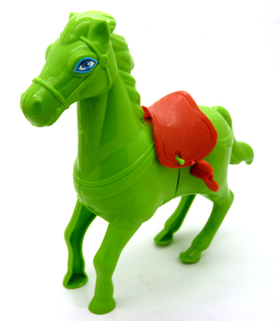 跳马 玩具马  跳跳马 上发条玩具 塑料玩具 趣味玩具---722上劲马（1-1-4）