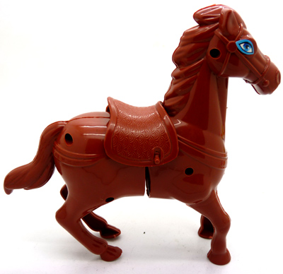 跳马 玩具马  跳跳马 上发条玩具 塑料玩具 趣味玩具---722上劲马（1-1-4）