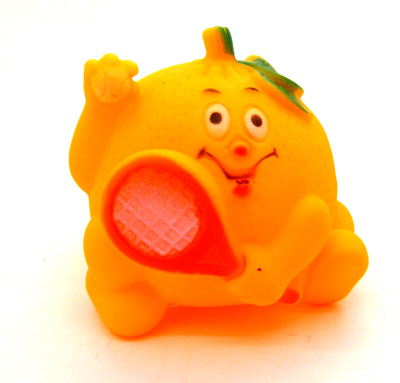 水果捏捏叫玩具  婴儿戏水玩具 皮响 皮叫/水果皮叫