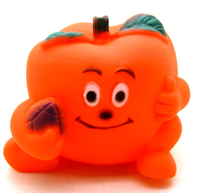 水果捏捏叫玩具  婴儿戏水玩具 皮响 皮叫/水果皮叫