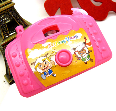 可爱卡通喜洋洋小照相机 仿真喜洋洋图案 可变换图案-洋洋照相机