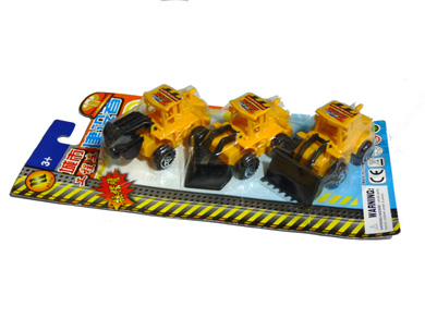 儿童仿真玩具  168-a9三个工程车