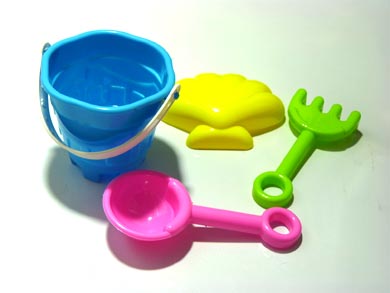 小孩戏水玩具 环保沙滩玩具 儿童沙滩玩具 -5534沙滩桶