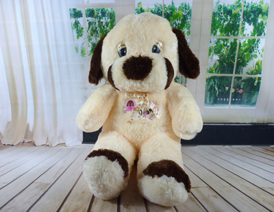 可爱趴趴狗公仔 香香狗毛绒玩具 居家摆件布娃娃婚庆生日礼物 -快乐狗-6号