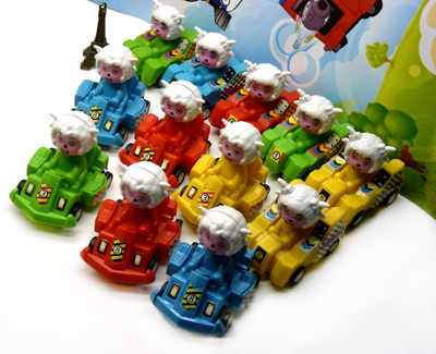 精品新款儿童玩具 经典玩具 回力小车 喜洋洋卡通版彩色NO.0021