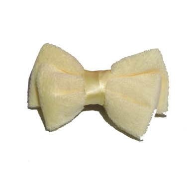 新款百搭甜美可爱珍珠水钻雪纺蝴蝶结压夹边夹头饰