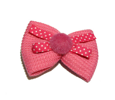 韩版蝴蝶结发饰蝴蝶结压夹最畅销针织蝴蝶结压夹