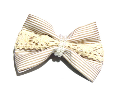 韩版蝴蝶结发饰蝴蝶结压夹最畅销针织蝴蝶结压夹