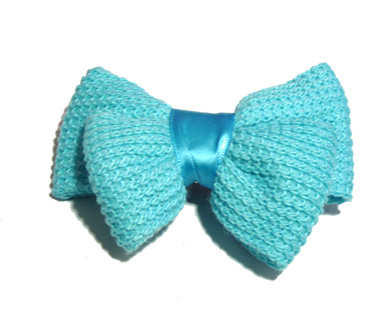 新款百搭甜美可爱珍珠水钻雪纺蝴蝶结压夹边夹头饰